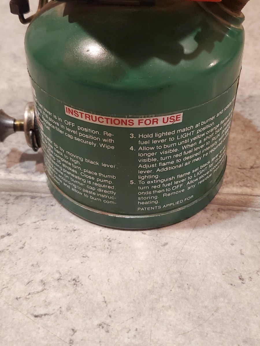 Vintage Coleman PEAK 1 Model 576 700 Lightweight Backpack Stove