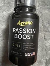 Aerano Passion Boost 9 In 1 - 60 Capsules Made In USA expires 09/2028