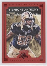 2015 Panini Gridiron Kings Rookies Red Frame Stephone Anthony #147 h4x