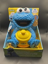 New NIP Sesame Street - Cookie Monster's Counting Jar Toy with Cookies 12PCS