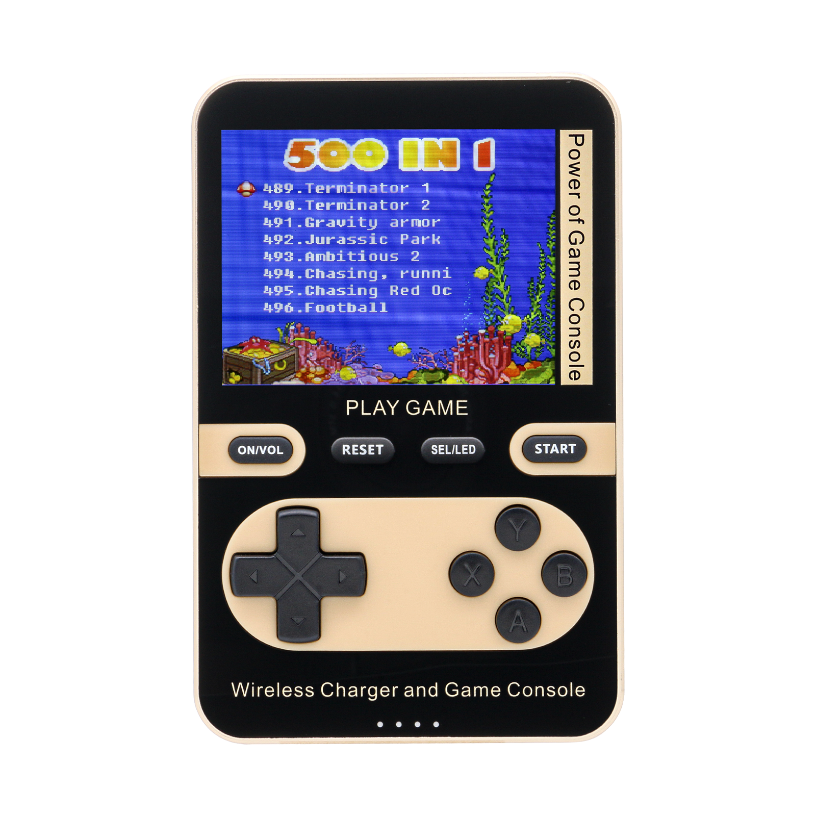 Kastar XH001 2-in-1 Handheld Game Console and 5000mAh Magnetic Power Bank
