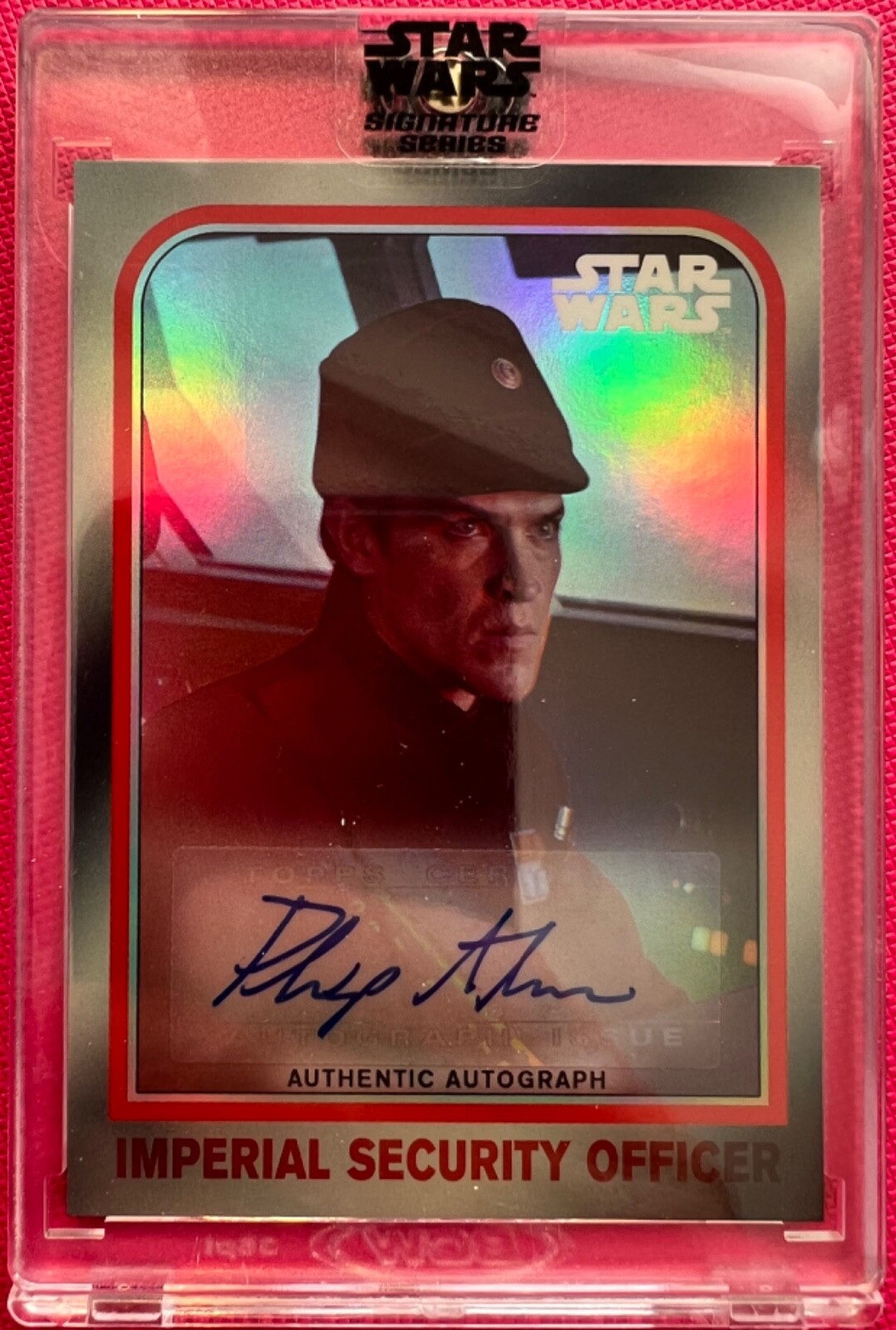 Star Wars Signature Series 2022 Philip Alexander Officer Autograph Card AV-PA