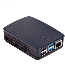 offizielles Raspberry Pi 4 Gehäuse case schw...