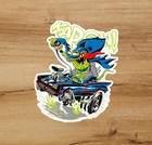 Rat Fink Mouse Kapow Batman Cool 4in Bike