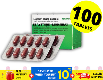1 Box x 100's LEGALON 140mg by Madaus Germany Traditionally Used For Liver Tonic
