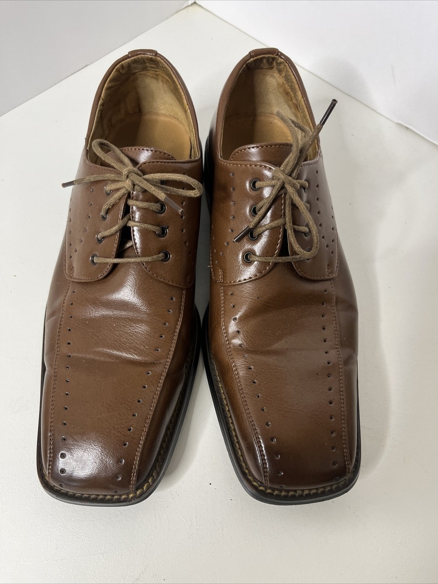 Men’s size 11 lace up oxfords brown & tan Amazon.com | Gunnar and Troy Sentinel Suede Leather Mens  main image 4