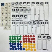 War of The Networks TV Rating Game Board 1979 Stars