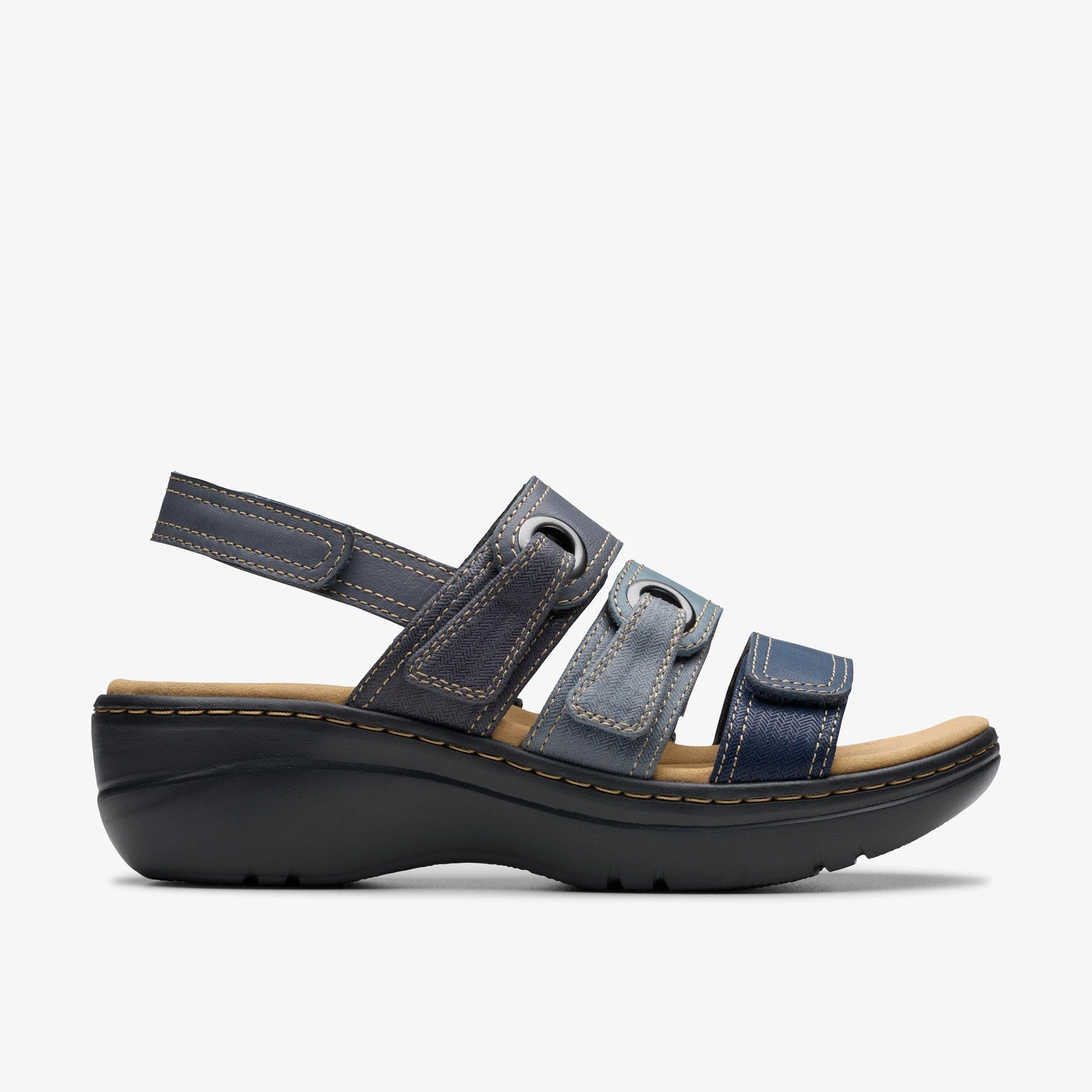 Clarks Donna Merliah2 Bali Navy Combi 26181715