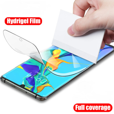 Front + Rückseite Hydrogel Schutzfolie Abdeckung Displayschutzfolie für Huawei P20 Pro 