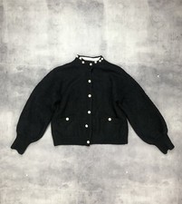 Vintage CHANEL Size 36 Knitted Textured Cashmere Blend Cardigan