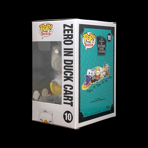 Funko Pop + Protector! Disney Trains #10 Zero in Duck Cart (GITD) Exclusive MINT - Picture 4 of 12
