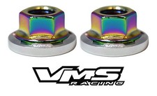6 Vms Racing Strut Tower Dress Up Silver Washers Neochrome Nuts For Toyota B 6 Vms Racing Strut Tower Dress Up Silver Washers Neochrome Nuts For Toyota B