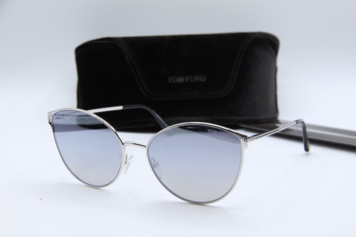 Zella Tom Ford silver metal gray lens Sunglasses like new Authentic TF654 0TR001025__2880B2_000A.png main image 2