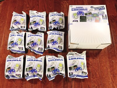 Nintendo Classic Console Backpack Buddies Keychain 10 Units, New