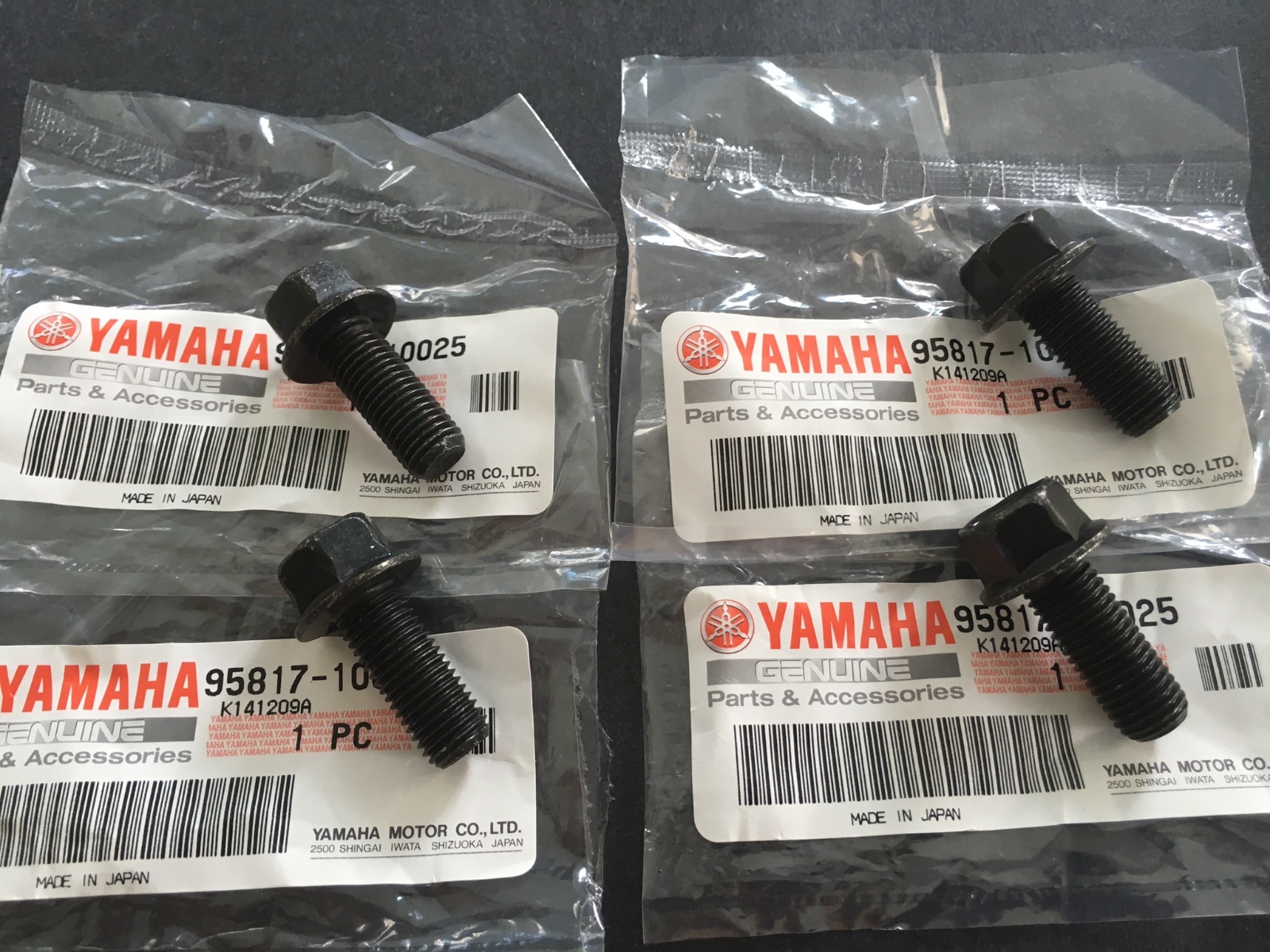 OEM Yamaha foot peg step rest Bolts Banshee YFZ350 Raptor YFZ 450