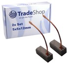 Kohlebürsten Kohlen 5x5x12 mm für Zusatzwasserpumpe Fensterheber Verdeck