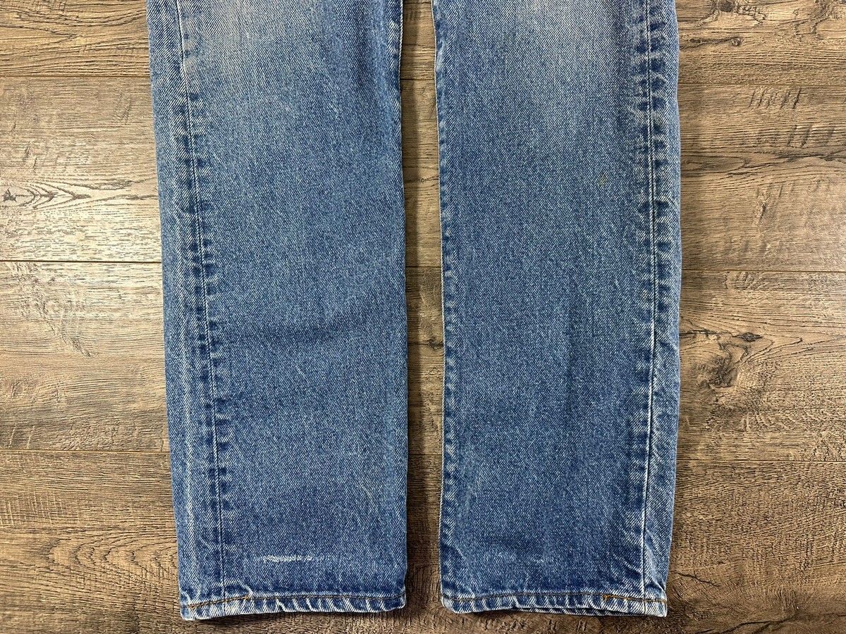 Vtg 80s 90s Levis 505 0217 XX Jeans Red Tab Made USA Distressed 