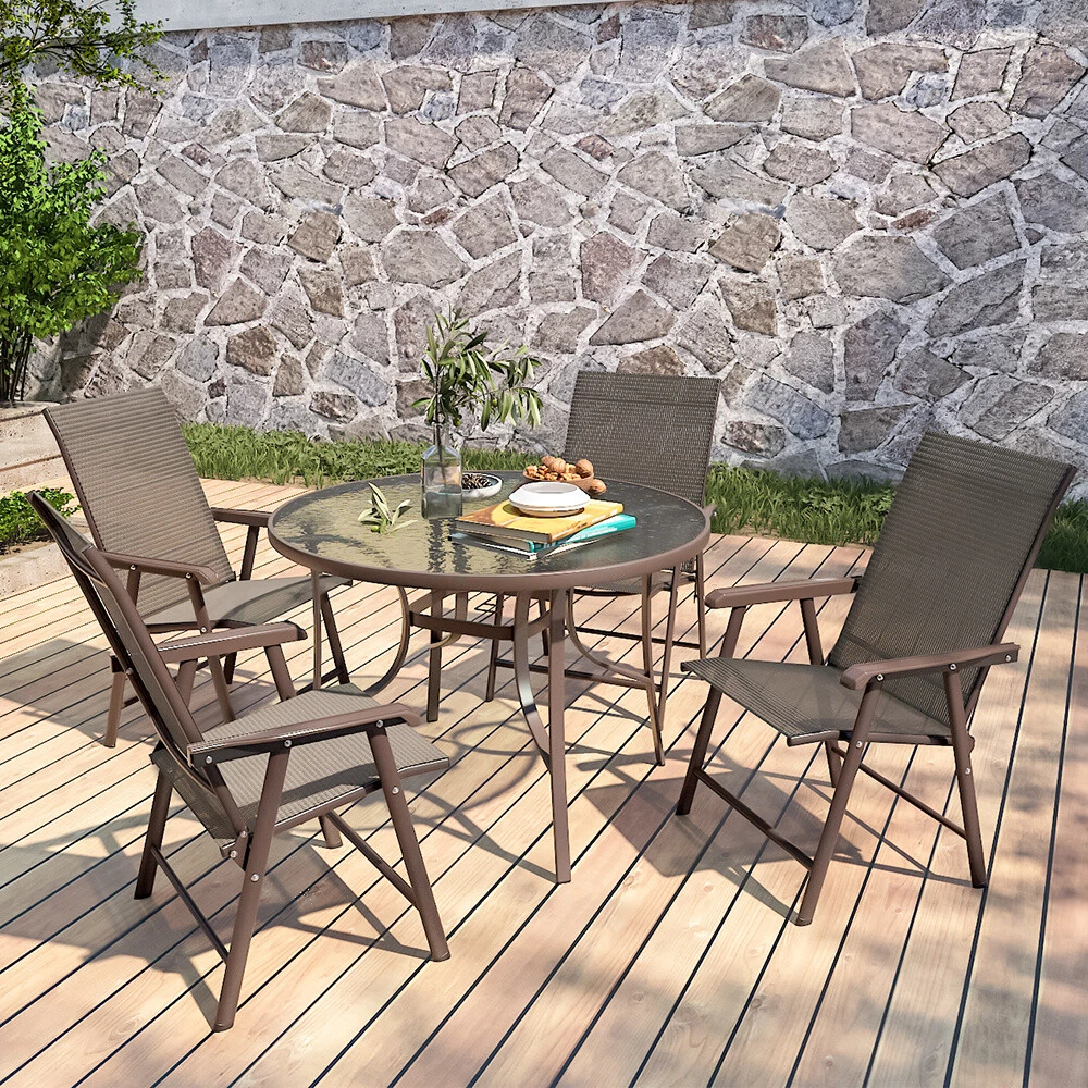 Metal outdoor patio on sale table