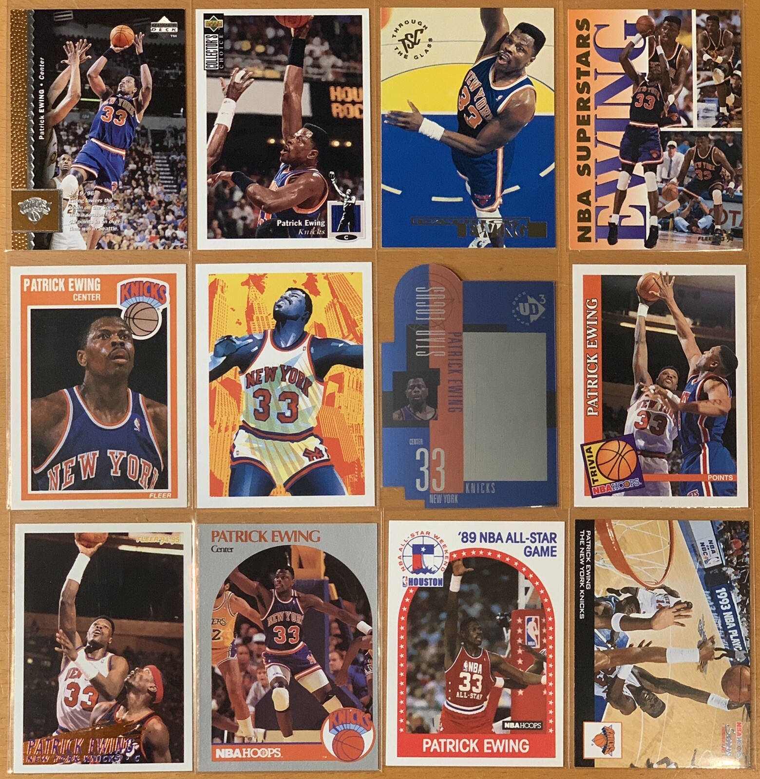 Lot of (12) Patrick Ewing Basketball Cards - New York Knicks HOF #7 | eBay