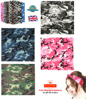 Camo Bandana Army Bandanna Head Band Scarves Army Flag Bandanna Head Band Scarf