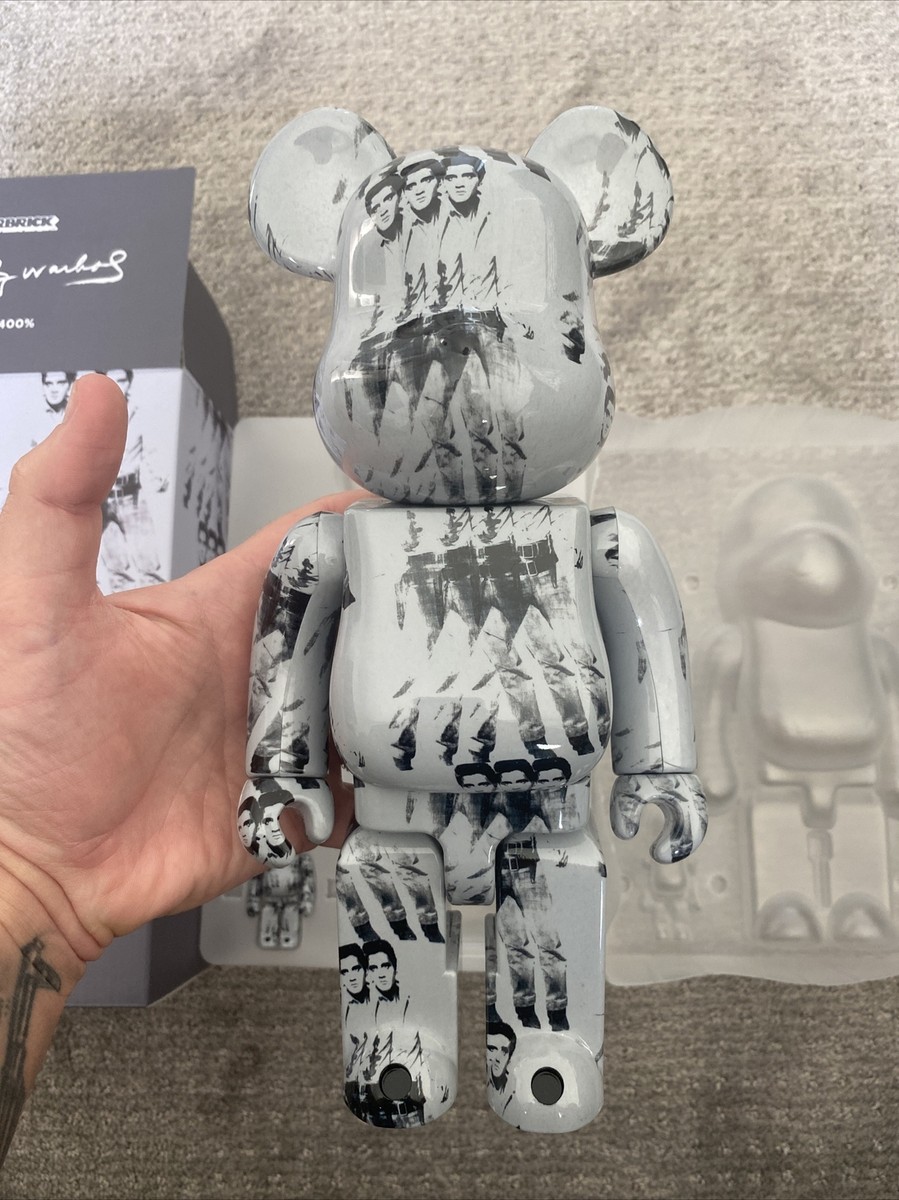 Elvis Presley Andy Warhol 400% 100% Bearbrick Medicom 2021 Elvis Presley Andy Warhol 400% 100% Bearbrick Medicom 2021