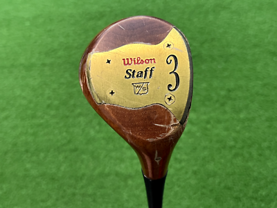 WILSON STAFF Persimmon (3) FAIRWAY WOOD Right Handed Steel Dynamic