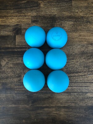 Lot of (6) Brand New Teal Lacrosse/Massage Balls (Going Out of Business Sale!)
