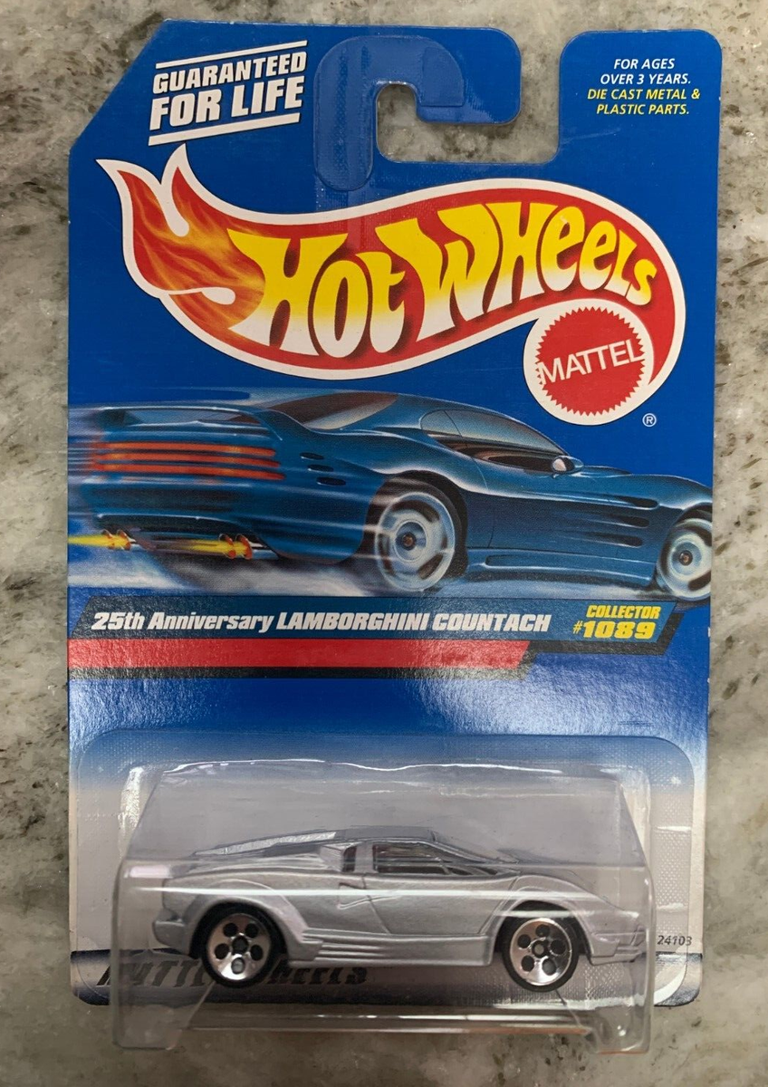 1999 Mattel Hot Wheels 25th Anniversary Lamborghini Countach