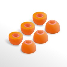 MandarinES - Symbio W - Hybrid IEM Eartips - Silicone + Memory Foam - XL, XL, XL