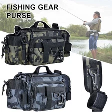 Fishing Waterproof Bag Tackle Storage Box Waist Shoulder Lure Gear Storage Bags