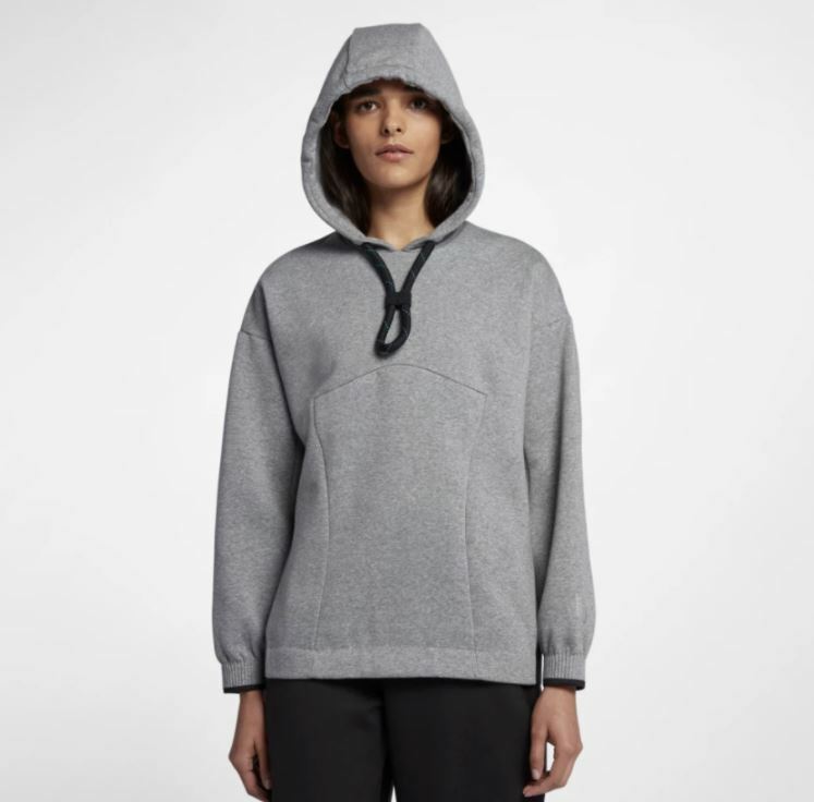 nikelab hoodie grey