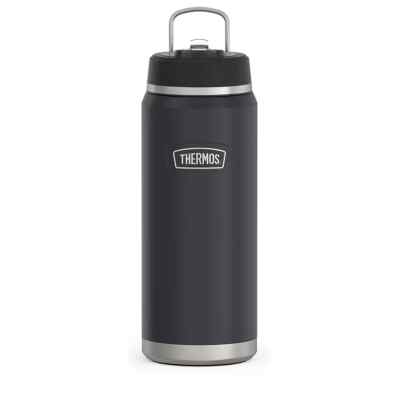 Thermos 40-oz. Stainless Steel Hydration Bottle with Straw Granite