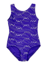 NWT Eurotard Gymnastics Tank Leotard 3089 Purple Dance Acro Girls Small 4-6