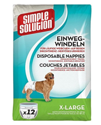 Simple Solution Hunde Windeln XL