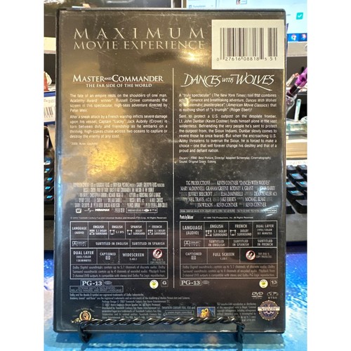 Master And Commander The Far Side Of The World and Dances With Wolves DVD Set - Picture 2 of 6