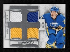 2022-23 Upper Deck The Cup Foundations Quad Jerseys 3/99 Owen Power #F-OP 0rs6