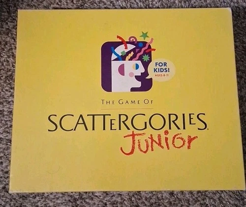 Vintage Milton Bradley Scattergories Junior (1989) - COMPLETE and Clean