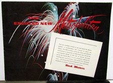 1954-1955 Hudson Metropolitan Color Sales Folder Original 1954-1955 Hudson Metropolitan Color Sales Folder Original