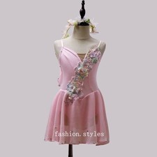Girl Ballet Costume Dresses Lyrical Dance Dress Tulle Skirt Adult Ballet Skirts