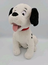 Vintage Disney 101 Dalmatians Lucky Plush 13" Stuffed Dog Red Collar