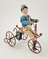 F.V. France boy on tricycle L: 19 cm with radio. Movement in original condition thumbnail