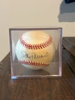 Stan Musial Signed Rawlings Nat League Baseball PSA Authenticated + Topps #250