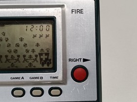 Nintendo RC-04 Fire Game and Watch Handheld Game Japan Used #0864259
