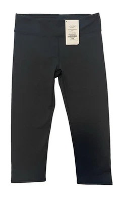 Fabletics Capri Leggings, Black, Large - Image 1 of 4