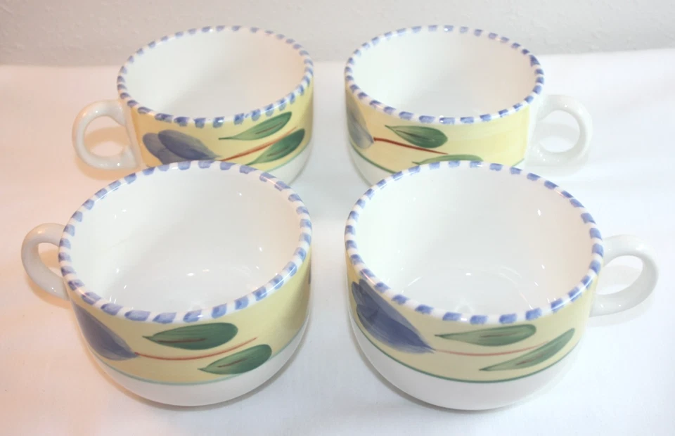 Maxam Mediterráneo Italiano - Juego de 4 tazas de café Foto 2 de 4