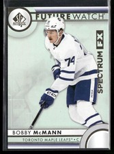 2023-24 SP Authentic Bobby McMann Spectrum FX RC #S-50 Toronto Maple Leafs