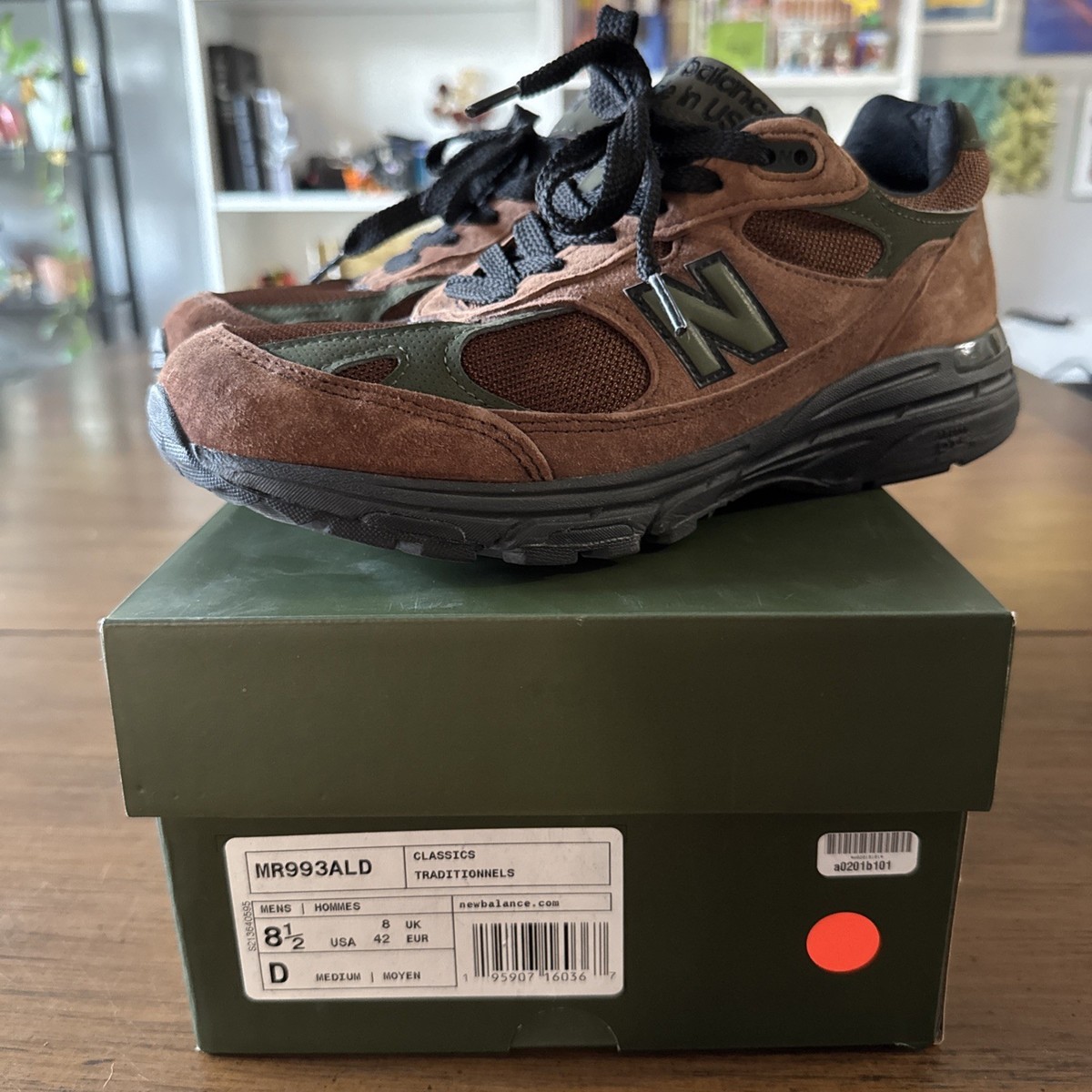 新品 New Balance Aime Leon Dore MR993ALD 8 Size 8.5 - New Balance 993 Aime Leon Dore MR993ALD Made In USA