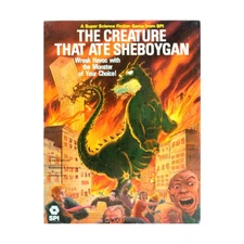 SPI Wargame Creature That Ate Sheboygan Box VG/EX