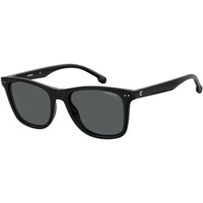 Carrera Unisex Sunglasses Black Plastic Full Rim Square Frame 2022T/S 0807/IR