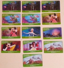 Used DISNEY WORLD Theme Park Fast Pass+ Cards/Tickets x13 Star Wars, Frozen etc